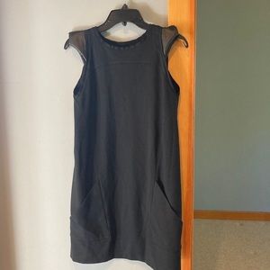 Fantastic black futuristic dress w/ pockets